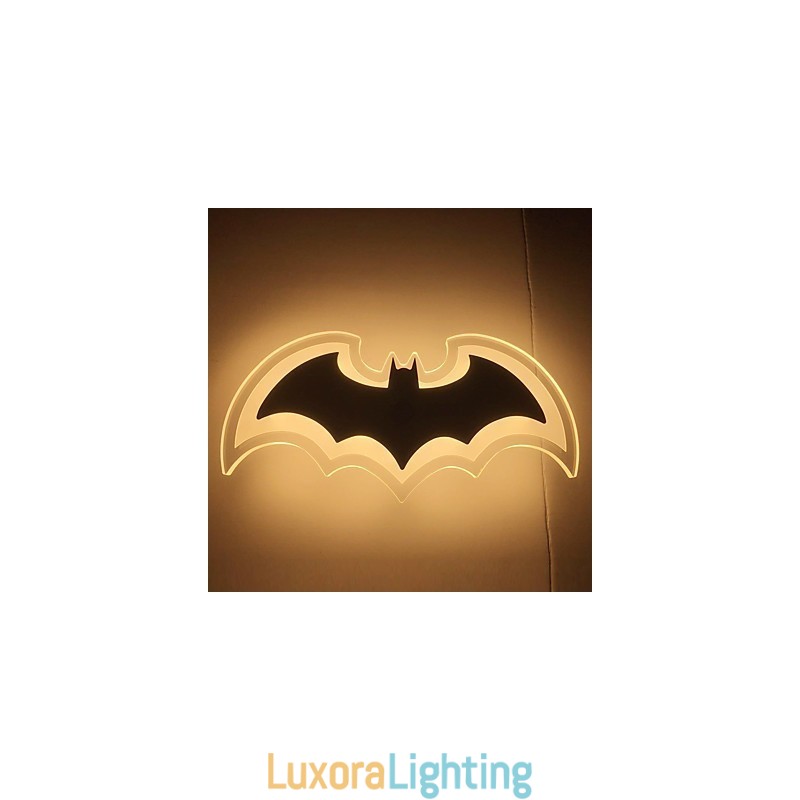 Designer Touch Decorative Modern Acrylic Bat Wall Light Bedside Lamp Wall Sconces Corridor LightsV
