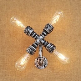 Designer Touch Decorative Country Retro Painting Feature for Swing Arm Ambient Light Wall Sconces Wall Light