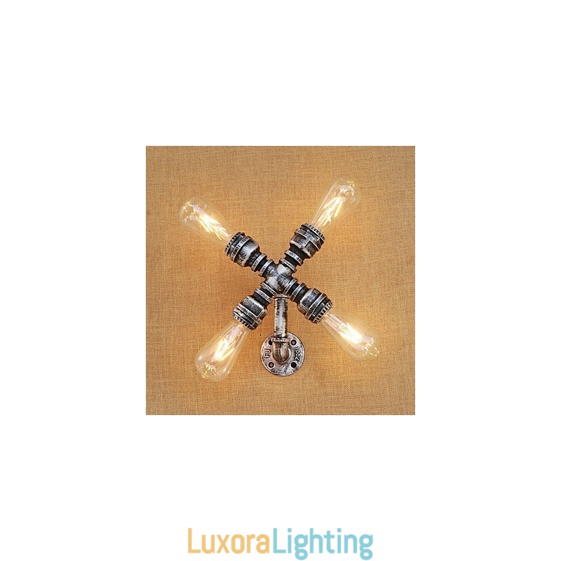 Designer Touch Decorative Country Retro Painting Feature for Swing Arm Ambient Light Wall Sconces Wall Light