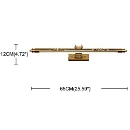 Designer Touch Decorative Mirror front Light Modern Comtemporary Country Electroplated Feature for