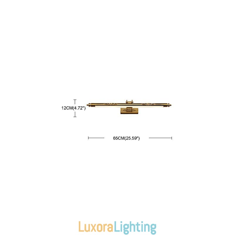 Designer Touch Decorative Mirror front Light Modern Comtemporary Country Electroplated Feature for