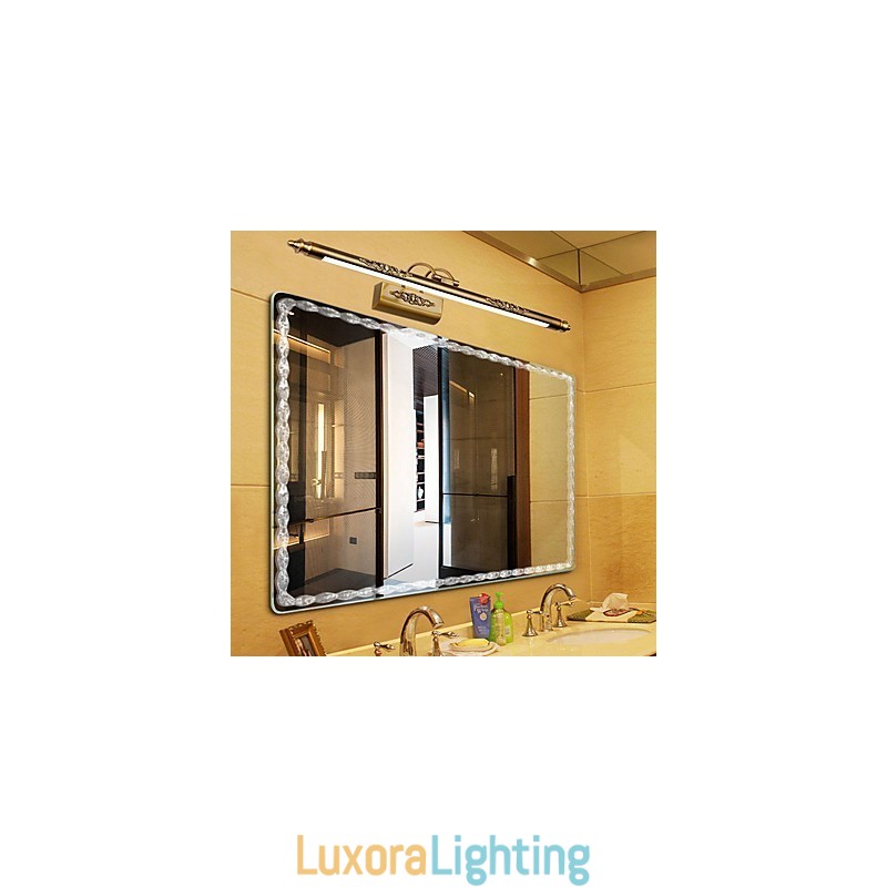 Designer Touch Decorative Mirror front Light Modern Comtemporary Country Electroplated Feature for