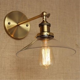 Designer Touch Decorative Modern Contemporary Country Retro Antique Brass Feature for Mini Style Ambient Wall Lighting