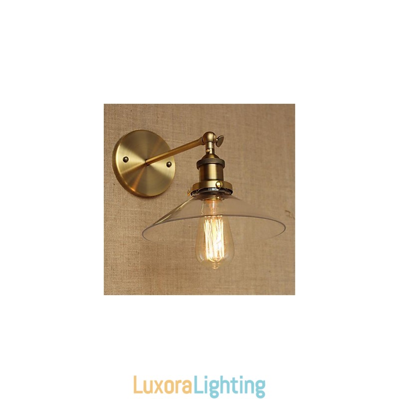Designer Touch Decorative Modern Contemporary Country Retro Antique Brass Feature for Mini Style Ambient Wall Lighting