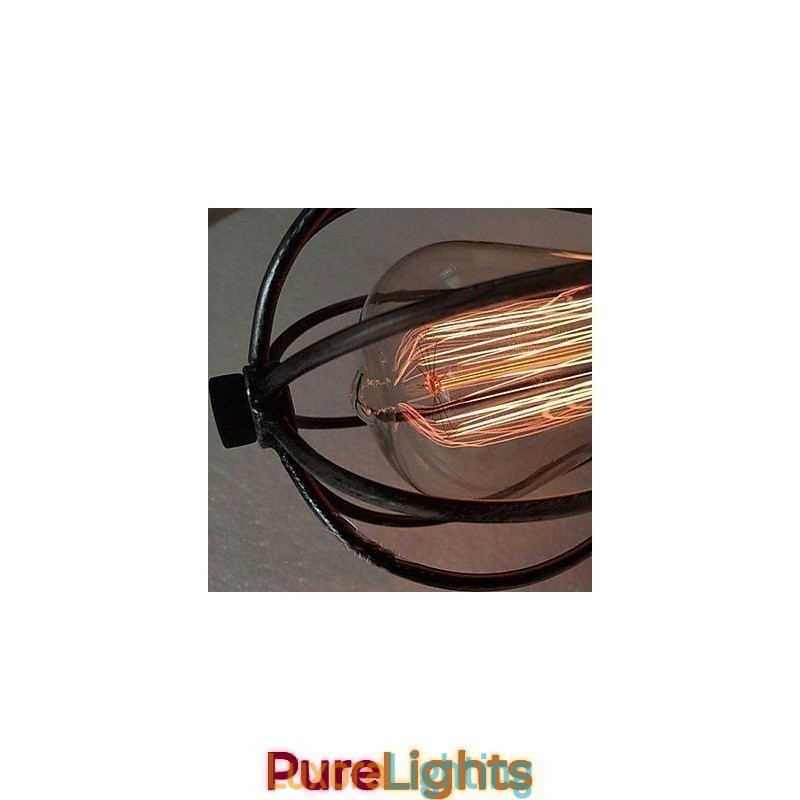 Designer Touch Decorative Vintage Mini Style Painting Metal Flush Mount