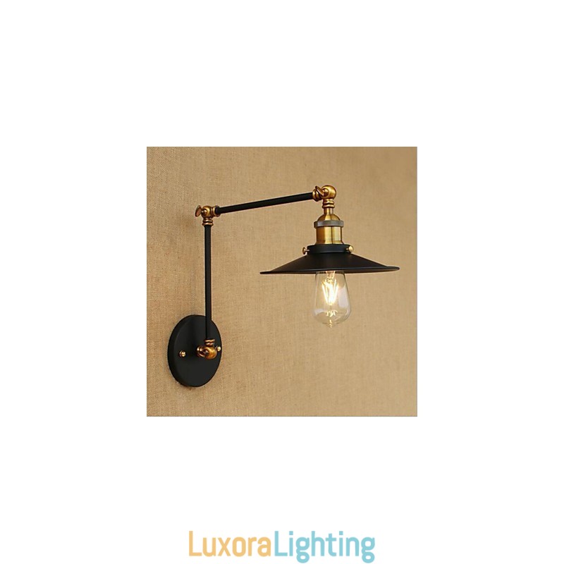 Designer Touch Decorative Rustic Lodge Country Retro Painting Feature for Mini Style Swing Arm Ambient Light Swing