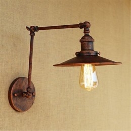 Designer Touch Decorative Rustic Lodge Country Retro Painting Feature for Mini Style Swing Arm Ambient Light Swing