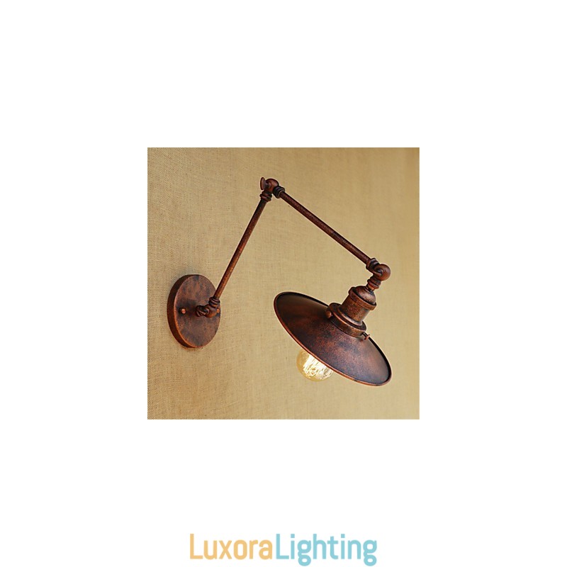 Designer Touch Decorative Rustic Lodge Country Retro Painting Feature for Mini Style Swing Arm Ambient Light Swing