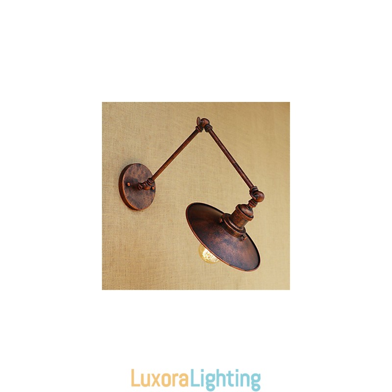 Designer Touch Decorative Rustic Lodge Country Retro Painting Feature for Mini Style Swing Arm Ambient Light Swing