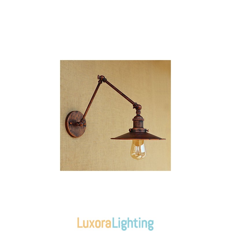 Designer Touch Decorative Rustic Lodge Country Retro Painting Feature for Mini Style Swing Arm Ambient Light Swing