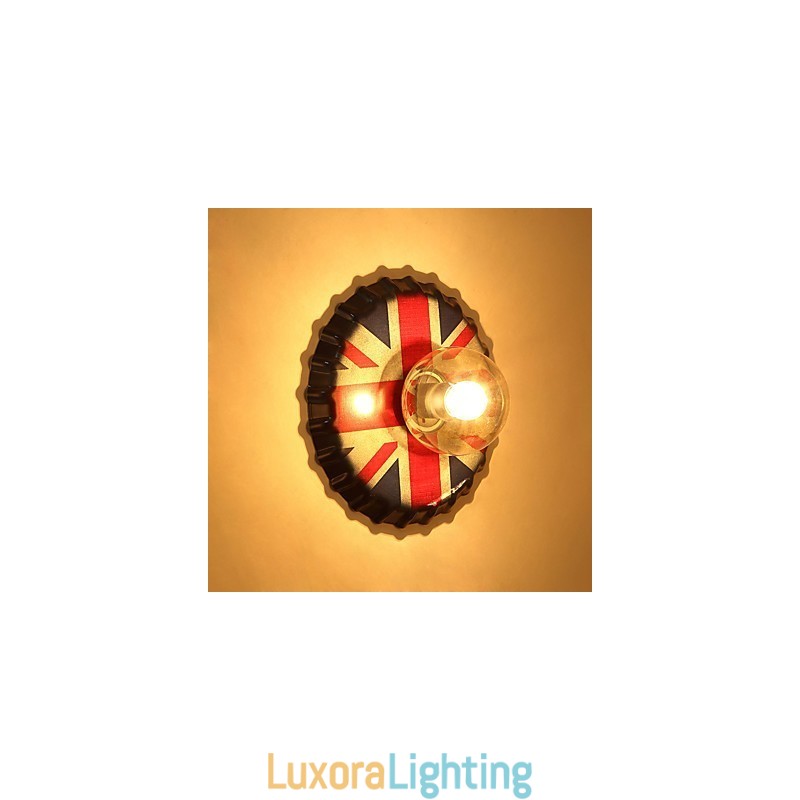 Designer Touch Decorative Traditional Classic Rustic Lodge Country Painting Feature for Mini Style Ambient Light Wall Sconces Wall Light