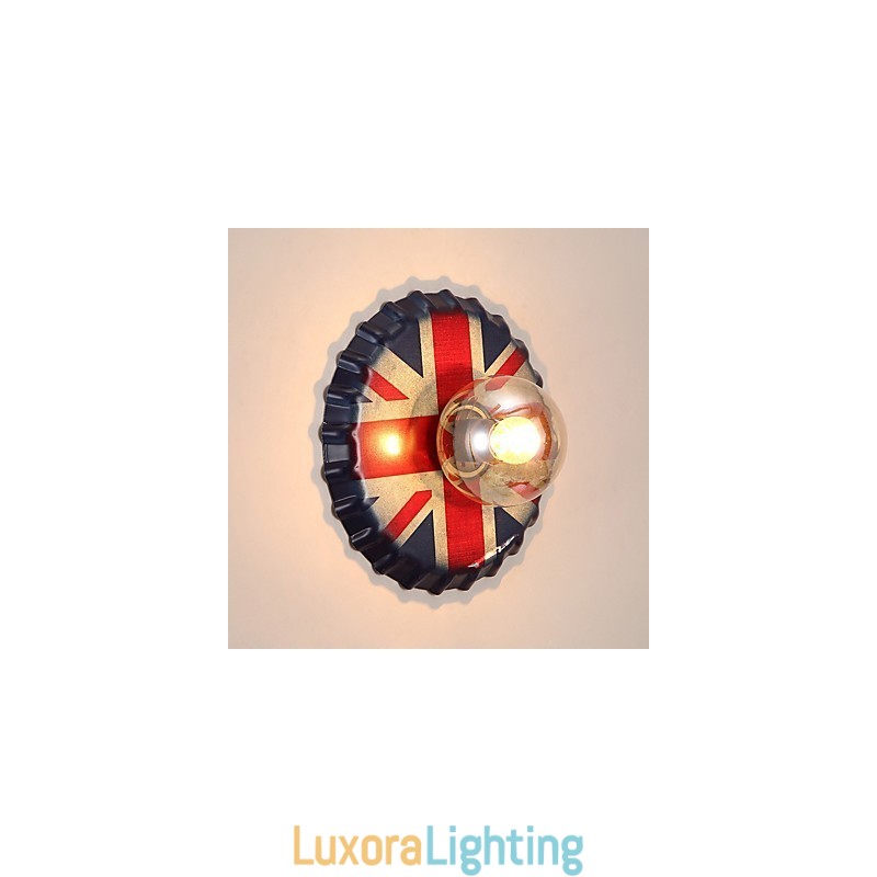 Designer Touch Decorative Traditional Classic Rustic Lodge Country Painting Feature for Mini Style Ambient Light Wall Sconces Wall Light