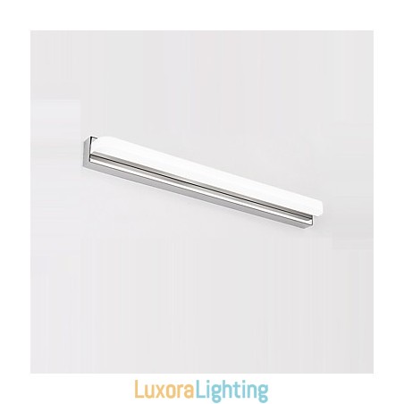 Designer Touch Decorative Integrated Modern Contemporary Chrome Feature for Ambient Light Bathroom Lighting Wall Light