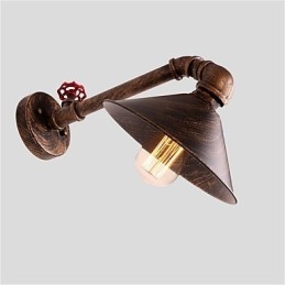 Designer Touch Decorative Water Pipe Wall Lights Retro Industrial Style Creative Country Metal Restaurant Cafe Bars Bar Table Wall Sconces