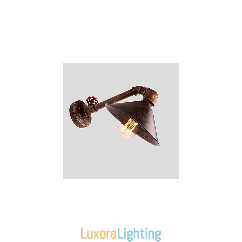 Designer Touch Decorative Water Pipe Wall Lights Retro Industrial Style Creative Country Metal Restaurant Cafe Bars Bar Table Wall Sconces