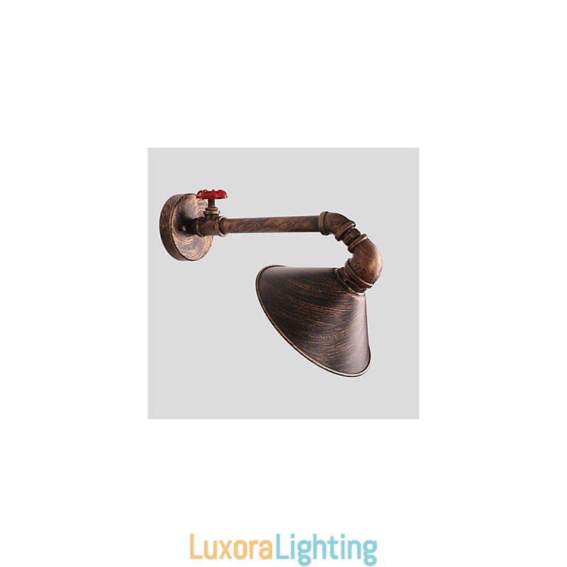 Designer Touch Decorative Water Pipe Wall Lights Retro Industrial Style Creative Country Metal Restaurant Cafe Bars Bar Table Wall Sconces