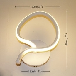 Designer Touch Decorative Modern Minimalist Wall Lamp Bedside Creative Corridor Lamp Aluminum Lighting