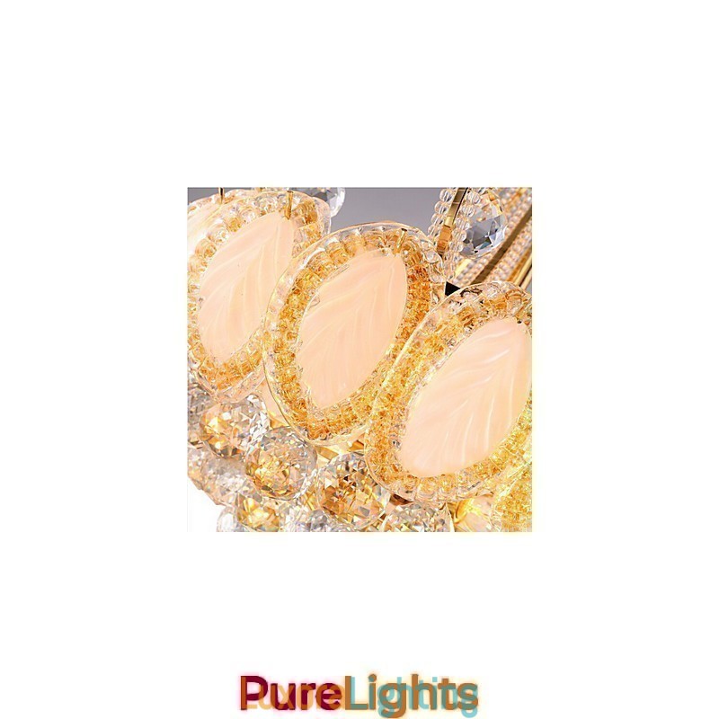 Designer Touch Decorative Modern Luxury Chandelier Crystal Pendant Light Diameter 50CM Contains 8 Bulbs