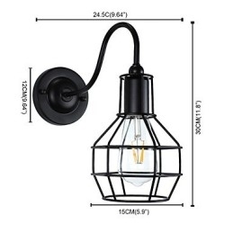 Designer Touch Decorative Wall Light Wall Sconces Wall Iron Wall Lamp Dumb Black Lightsaber Lamp On Wall