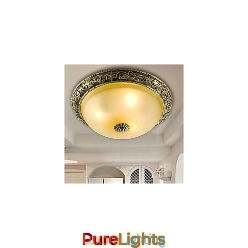 Designer Touch Decorative Flush Mount Mini Style Traditional Classic Resin