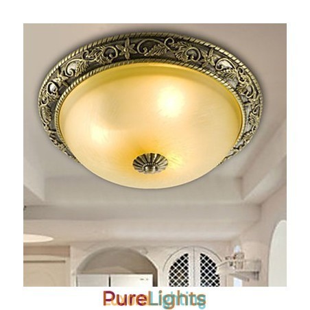Designer Touch Decorative Flush Mount Mini Style Traditional Classic Resin
