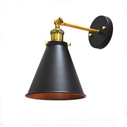 Designer Touch Decorative Light Buzz Paint Single Wall Iron Wall Lamp Dumb Black Lightsaber Lamp On Wall