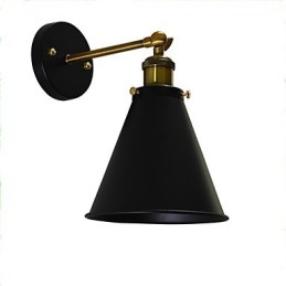 Designer Touch Decorative Light Buzz Paint Single Wall Iron Wall Lamp Dumb Black Lightsaber Lamp On Wall