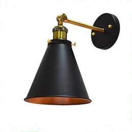 Designer Touch Decorative Light Buzz Paint Single Wall Iron Wall Lamp Dumb Black Lightsaber Lamp On Wall