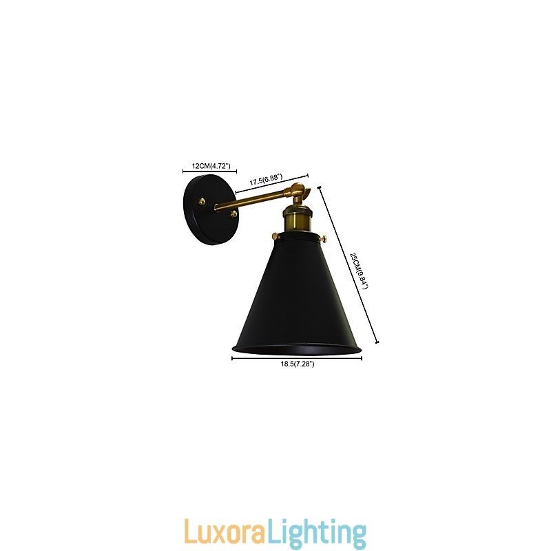 Designer Touch Decorative Light Buzz Paint Single Wall Iron Wall Lamp Dumb Black Lightsaber Lamp On Wall