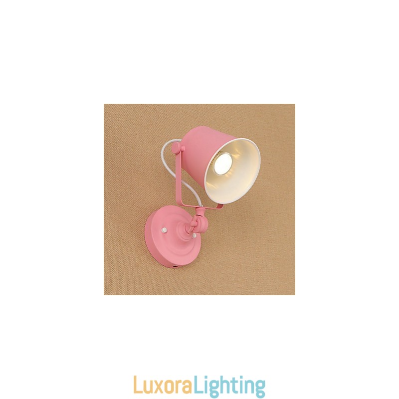 Designer Touch Decorative Country Retro Painting Feature Adjustable for Swing Arm Eye Protection Downlight Wall Lights