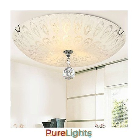 Designer Touch Decorative Crystal Flush Mount