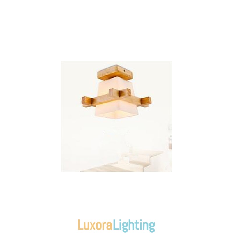 Designer Touch Decorative Modern Chinese Lamp Sitting Room Bedroom Porch Lamp Of Porch Lamp Wooden Art