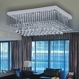 Designer Touch Decorative Artistic Ceiling Light in Crystal Beaded Design