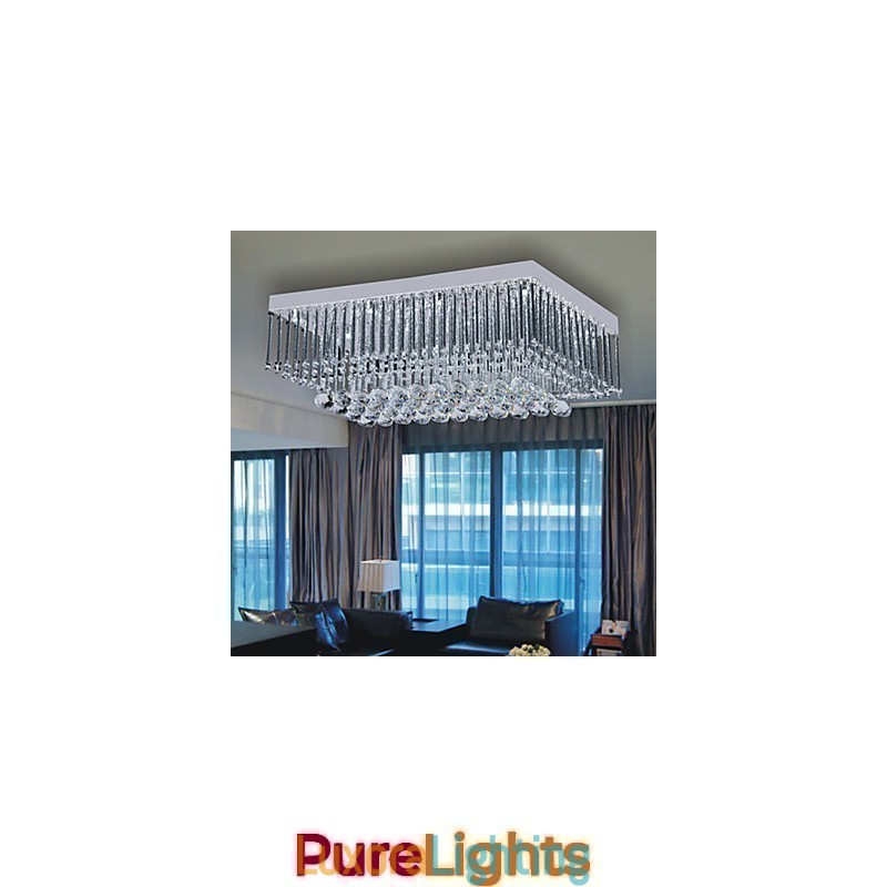 Designer Touch Decorative Artistic Ceiling Light in Crystal Beaded Design