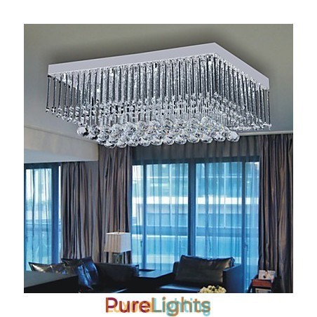 Designer Touch Decorative Artistic Ceiling Light in Crystal Beaded Design