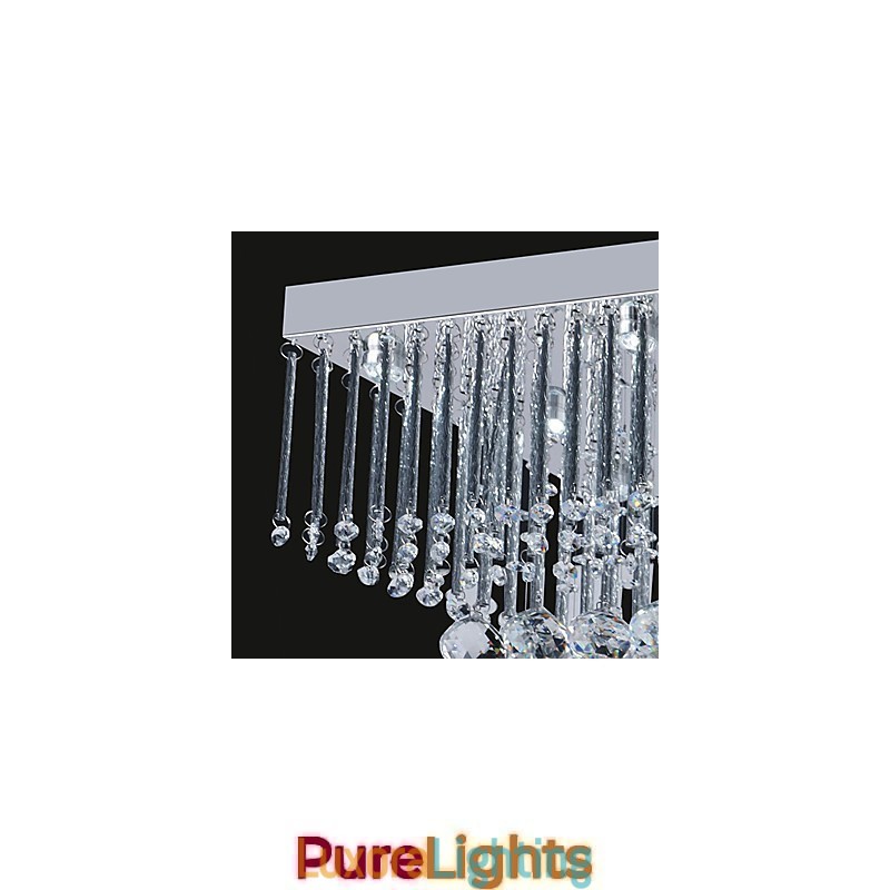 Designer Touch Decorative Artistic Ceiling Light in Crystal Beaded Design