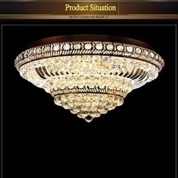 Designer Touch Decorative Modern Luxury Crystal Ceiling Light Absorb Dome Light Diameter 60CM