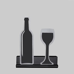 Designer Touch Decorative Integrated Modern Contemporary Modern Comtemporary Painting Feature for Ambient Light Wall Sconces