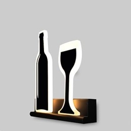 Designer Touch Decorative Integrated Modern Contemporary Modern Comtemporary Painting Feature for Ambient Light Wall Sconces