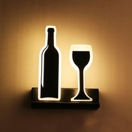 Designer Touch Decorative Integrated Modern Contemporary Modern Comtemporary Painting Feature for Ambient Light Wall Sconces