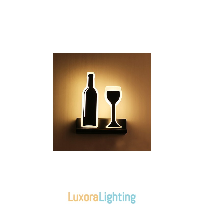 Designer Touch Decorative Integrated Modern Contemporary Modern Comtemporary Painting Feature for Ambient Light Wall Sconces