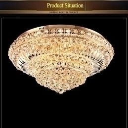 Designer Touch Decorative Modern Luxury Crystal Ceiling Light Absorb Dome Light Diameter 60CM