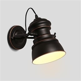 Designer Touch Decorative Vintage Metal Wall Sconces Industrial Wall Light Simplicity Lamp for Cafe Club Bar Lighting