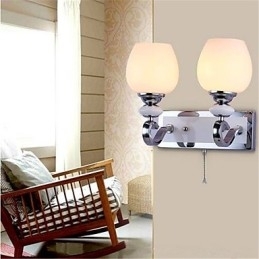 Designer Touch Decorative Modern Contemporary Electroplate Feature for Swing Arm Eye Protection Ambient Light Wall Sconces Wall Light