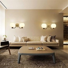 Designer Touch Decorative Simple Modern Contemporary Electroplate Feature for Swing Arm Eye Protection Ambient Light Wall Sconces