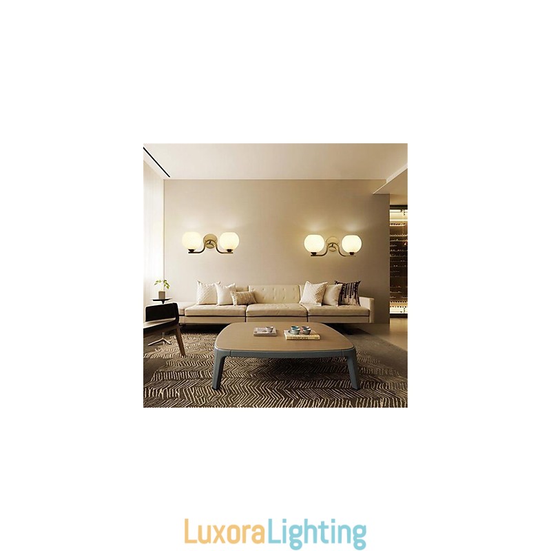 Designer Touch Decorative Simple Modern Contemporary Electroplate Feature for Swing Arm Eye Protection Ambient Light Wall Sconces