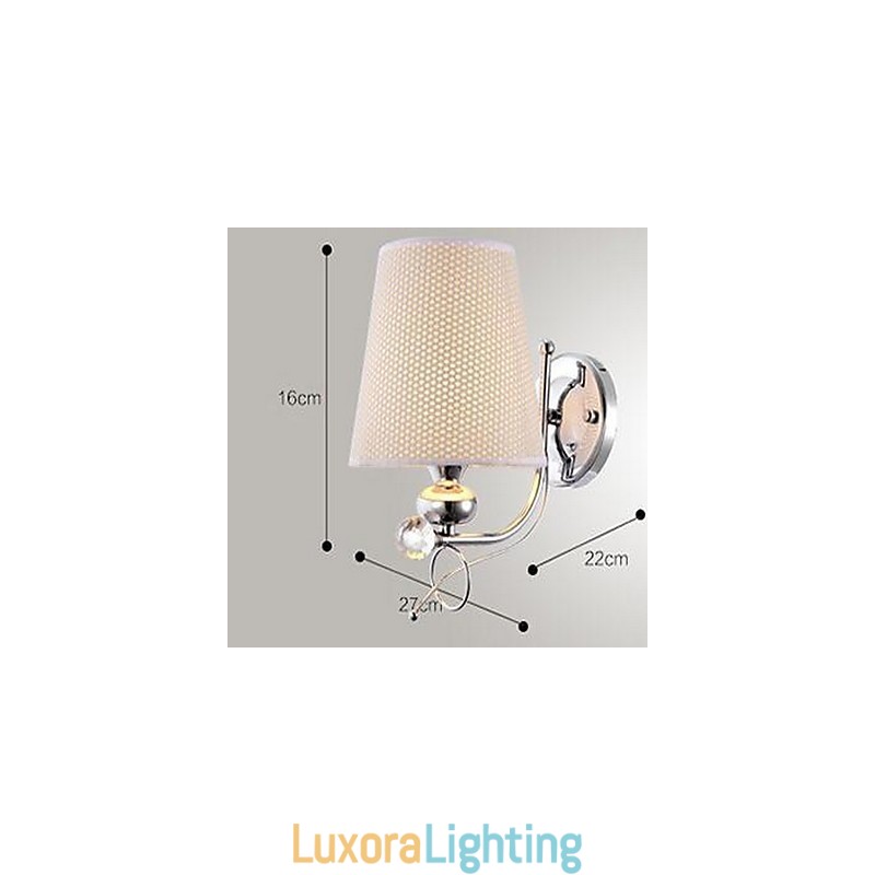 Designer Touch Decorative Modern Contemporary Electroplated Feature Uplight Wall Sconces Wall Light