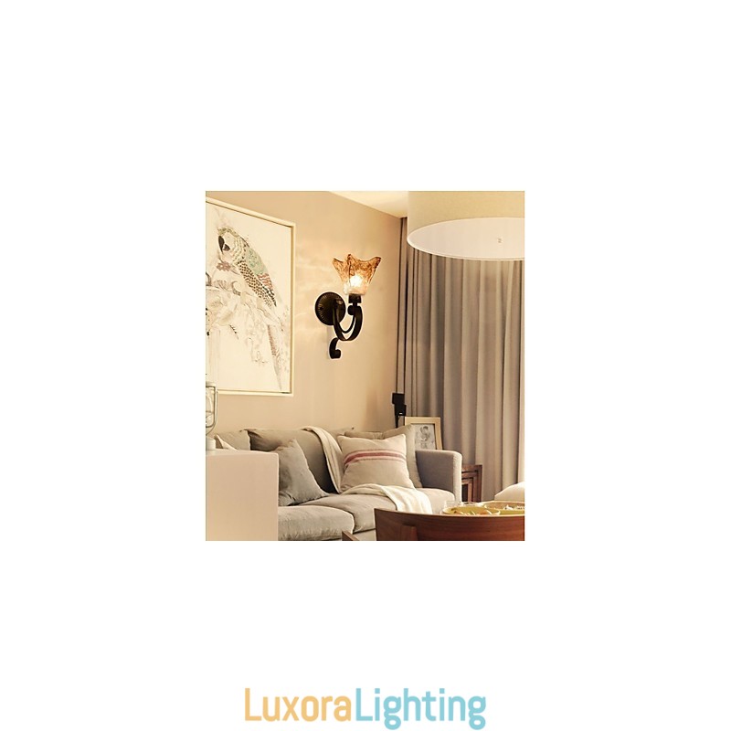 Designer Touch Decorative Wall Lamp Simple Living Room Light Iron Bedroom Bedside Lamp Corridor Lamp