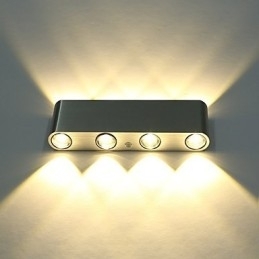 Designer Touch Decorative Modern Wall Sconce Light Fixture Indoor Hallway Wall Lamp Aluminum Lighting Integrated