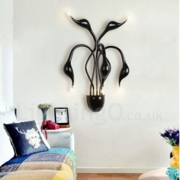 Designer Touch Decorative Swan Head Modern Contemporary Multi Colours Ambient Light Wall Sconces Wall Light